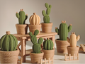 Knitted Cactus – A Charming Trio of Threaded Cactus Designs