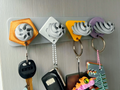 Colorful Wall Key Holder – Modern Multi-Hook Organizer