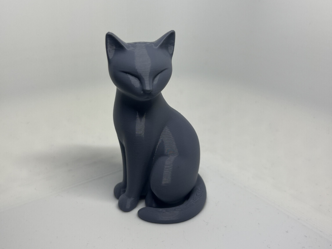 Modern Cat Sculpture – Minimalist Home Decor Accent