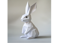 Modern Low Poly Bunny – A Stylish Geometric Accent for Your Space