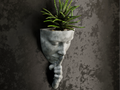 Woman Wall Flower Pot 2 – A Sculptural Touch of Elegance for Your Plants